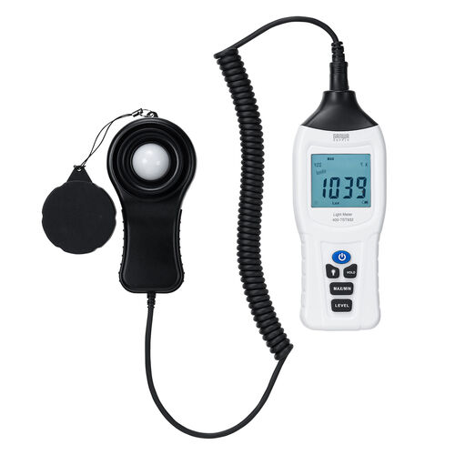 デジタル照度計（セパレート式光センサー・簡単操作・観葉植物・デジタル表示・バックライト機能・三脚取付け可能・9V電池式・収納ケース付）TST932