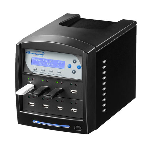 デュプリケーター（USBメモリー用・1：7・大量同時コピー・パソコン不要・コピー・コンペア・消去・フォーマット機能・読込33MB/S・書込31MB/S）