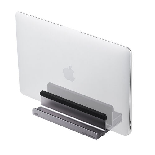 ドッキングステーション（USBハブ・タイプCハブ・スタンド一体型・クラムシェル・ノートパソコンスタンド・HDMI・２画面出力・4K/60Hz・PD100W・有線LAN） VGA018 サンワサプライ