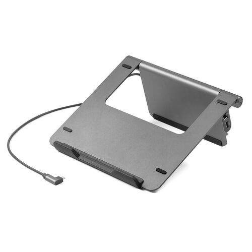 ドッキングステーション（タイプCハブ・USBハブ・Type-C・スタンド一体型・ノートパソコンスタンド対応・4K/60Hz対応・HDMI・PD100W・有線LAN） VGA019 サンワサプライ