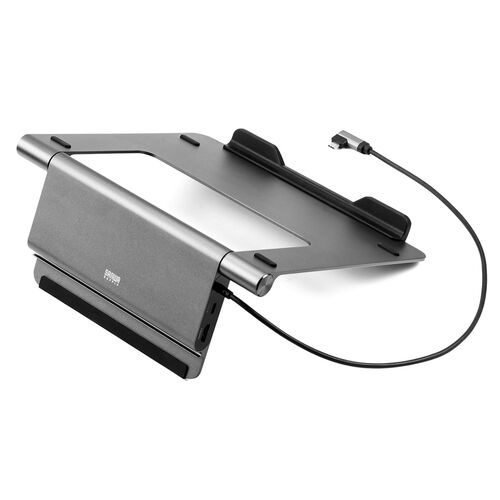 ドッキングステーション（タイプCハブ・USBハブ・Type-C・スタンド一体型・ノートパソコンスタンド対応・4K/60Hz対応・HDMI・PD100W・有線LAN） VGA019 サンワサプライ