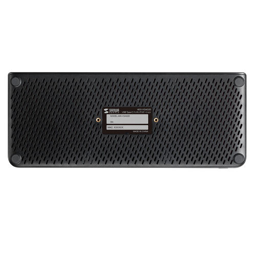 ドッキングステーション（USBハブ・タイプCハブ・HDMI・4K/60Hz対応・3画面出力対応・DisplayPort・PD100W・有線LAN・専用AC付属・薄型） VGA020