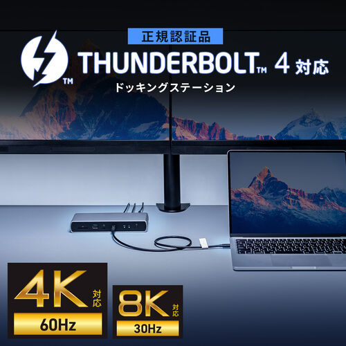 モニター×2、ドッキングステーション　セット　2460hm　D6000 ゲーミングモニターにも接続できる4K/60Hz対応！使用環境に