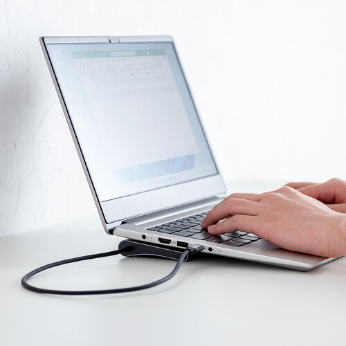 ドッキングステーション（USB-C 2画面出力・HDMI×2 + VGA・フルHD・スタンド型・PD100W・11in1・USBハブ・ケーブル一体型）