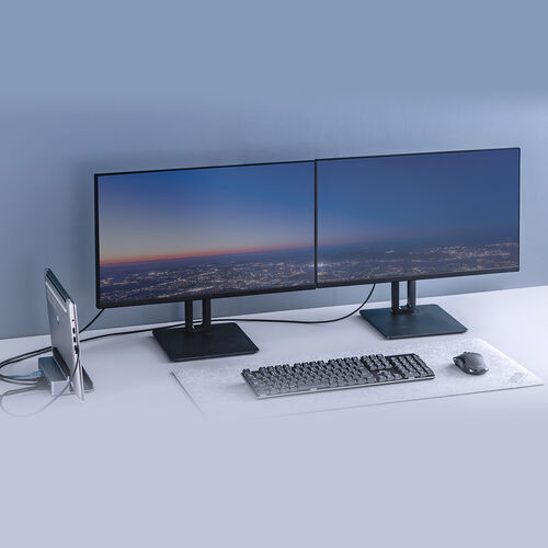 ドッキングステーション（USB-C ・12in1・スタンド型・2画面・HDMI2ポート搭載・クラムシェル・4K/60Hz・PD100W・有線LAN・3.5mm・カードリーダー）