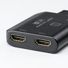 HDMI分配器（4K/60Hz/HDR対応・ダウンスケーラー搭載・2分配）