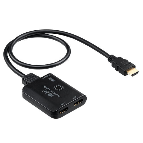 HDMI分配器（4K/60Hz/HDR対応・ダウンスケーラー搭載・2分配）