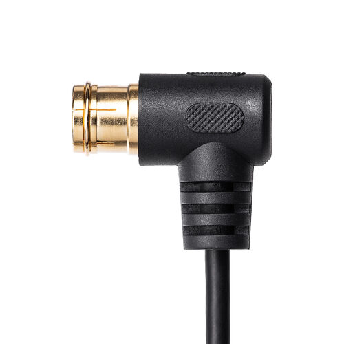 アンテナケーブル（極細・5m・4K対応・8K対応・黒色・S2.5C・片側L字・アンテナコード・ブラック）