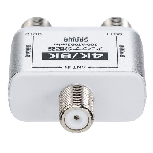 アンテナ分配器（4K対応・8K対応・BS/CS/地デジ/CATV対応・2分配器本体のみ）