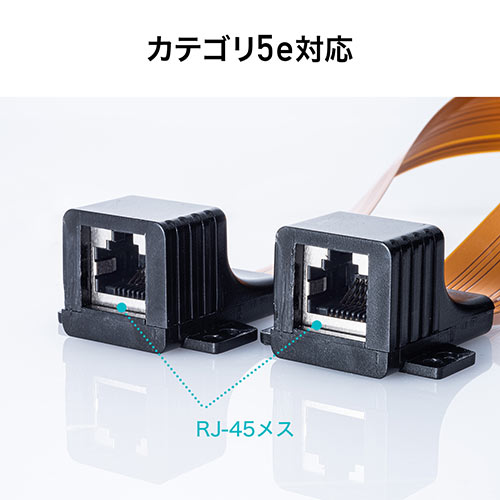 すきま用LANケーブル（隙間・窓・サッシ・ドア・フラットケーブル