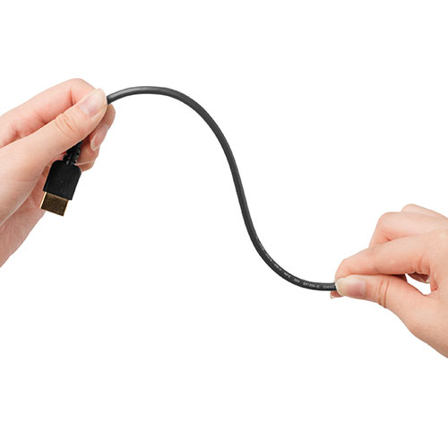 プレミアムHDMIケーブル（スリム・ケーブル直径約4.5mm・Premium HDMI認証取得品・4K/60ｐ・18Gbps・HDR対応・1m）