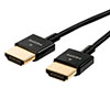 HDMIケーブル（スリム・ケーブル直径約2.8mm・Ver1.4規格認証品・4K/30Hz・PS4・XboxOne・1.5m）