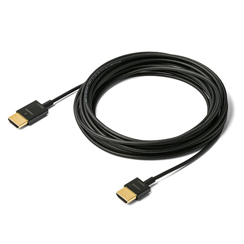 HDMIケーブル（スリム・ケーブル直径約2.8mm・Ver1.4規格認証品