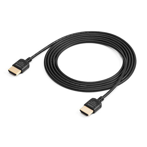 HDMIケーブル（プレミアムHDMI・スーパースリムタイプ・スリムコネクタ・ケーブル直径約3.2mm・Premium HDMI認証取得品・4K/60Hz・18Gbps・HDR対応・1.8m）