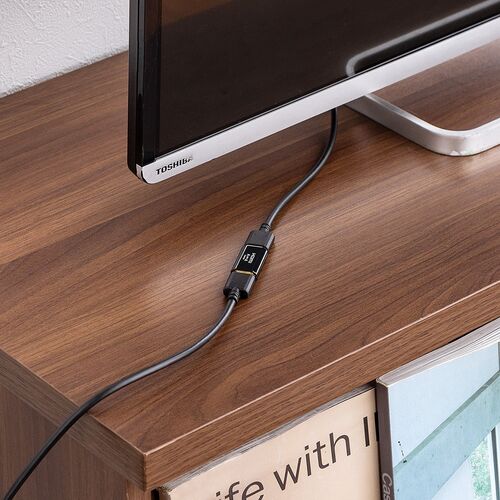 HDMI延長アダプタ（中継アダプタ・最大5m延長・4K/60Hz対応・18Gbps・3D・HDR・ARC対応・メス-メス・延長コネクター）