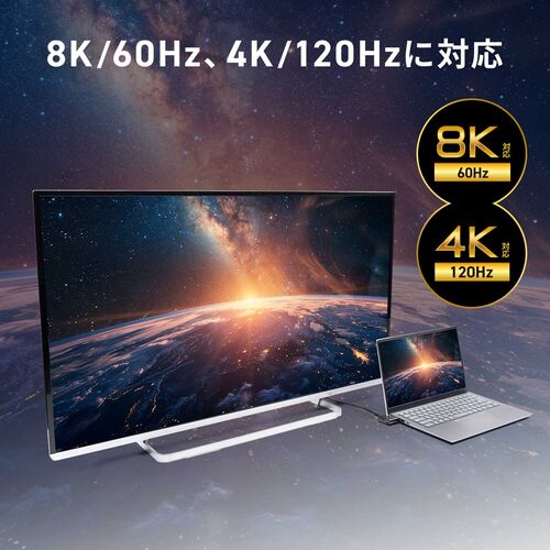 HDMIアダプタ（マグネット・L型・右向き・横 L字・8K/60Hz・4K/120Hz・配線簡単・ドライバ不要・通電LED・テレビ・プロジェクター・ゲーム・変換アダプタ・コネクタ・ブラック）