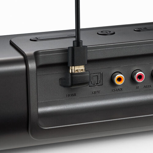 HDMI 変換アダプタ（L型・上向き・4K/60Hz・ARC 対応・変換・コネクタ・90度・L字・延長・配線・テレビ・サウンドバー・ゲーム・18Gbps・ハイスピード・ブラック）