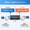HDMI中継アダプタ（延長コネクタ・4K/60Hz・リピーター・USB-C・外部給電対応・18Gbps・ハイスピード・HDR/ARC対応・メス-メス）