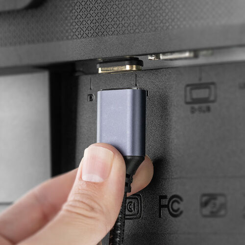 HDMIケーブル（マグネット接続・磁石接続・ウルトラハイスピード・8K60Hz・4K120Hz・HDR・端子保護・HDCP・0.5m・ゲーム・会議室）