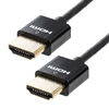 HDMIケーブル（スリム・極細・ハイスピード・0.5m・4K/30Hz・10.2Gbps・軽量・しなやか・ケーブル径3.6mm・ARC・HEC・HDCP2.2・持ち運び）