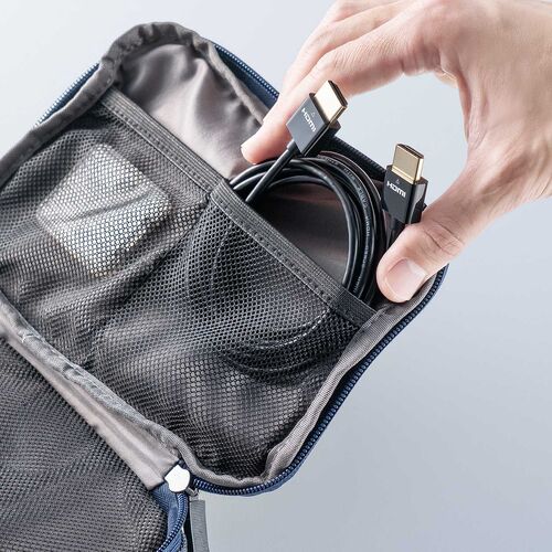 HDMIケーブル（スリム・極細・ハイスピード・3m・4K/30Hz・10.2Gbps・軽量・しなやか・ケーブル径3.6mm・ARC・HEC・HDCP2.2・持ち運び）