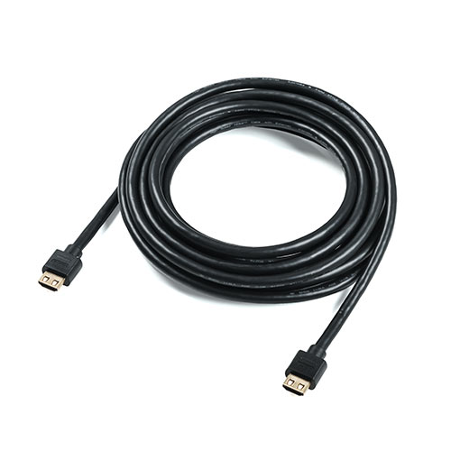 HDMIケーブル（抜け防止・5m・フルHD・3D対応・ラッチ内蔵・ブラック）