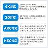 HDMIケーブル（15m・3D・ARC・HEC・4K/30Hz対応・HDMI正規認証品）