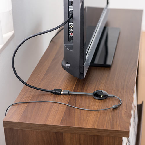 HDMI延長ケーブル（50cm・4K/30Hz・3D・ARC対応・ラッチ内蔵・タイプＡオス/タイプＡメス・ブラック)