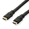 抜け防止HDMIケーブル（15m・長い・4K/30Hz・3D対応・ブラック）