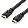 抜け防止HDMIケーブル（15m・長い・4K/30Hz・3D対応・ブラック）