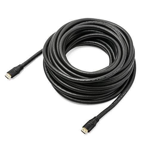 抜け防止HDMIケーブル（15m・長い・4K/30Hz・3D対応・ブラック）