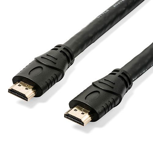 抜け防止HDMIケーブル（20m・長い・4K/30Hz・3D対応・ブラック） EZ5