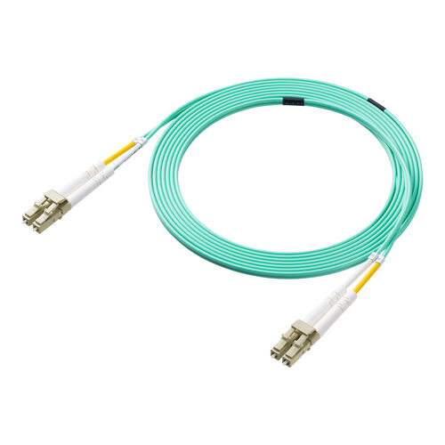 光ファイバケーブル（OM3・10GBASE-SR/SW規格・10Gbps・マルチモード・LC×2-LC×2・メガネ型・2芯・50μm・3m）