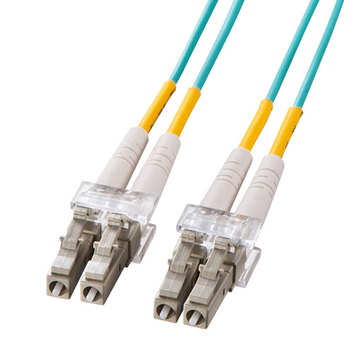 GHZHANG LC om3デュプレックス光ファイバーアダプターRJ45形フランジ光ファイバーカプラーコネクター 100個