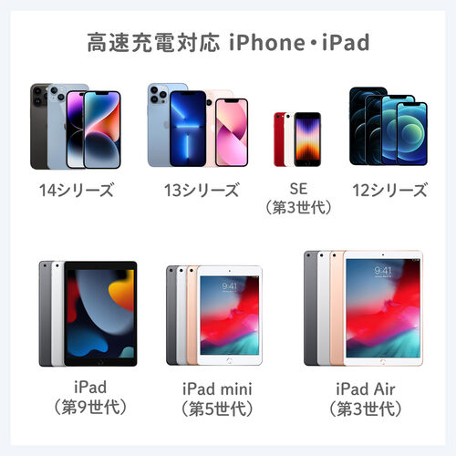 USB Type-C-Lightning ケーブル（PD電力表示機能付き・ MFi認証品・PD36W対応・1m ・やわらかシリコンケーブル・充電・データ転送・iPhone・iPad・ブラック）