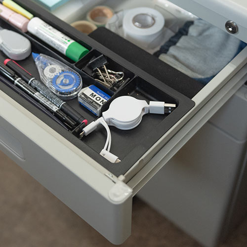 巻き取り充電ケーブル （3in1・Lightning・microUSB・Type-C対応・MFi認証品・通信・3Way・80㎝・ホワイト）