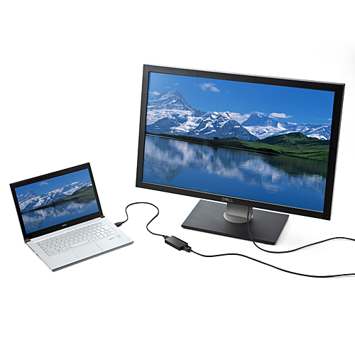USB-DisplayPort変換アダプタ(4K・USB3.0対応・デュアルディスプレイ対応・USB入力・DisplayPort出力)