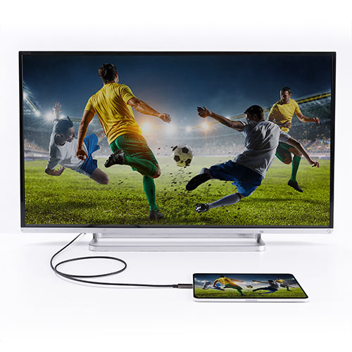 USB Type-C To HDMI 変換ケーブル 光ファイバー 10m 4K/60Hz MacBook iPad TV ブラック