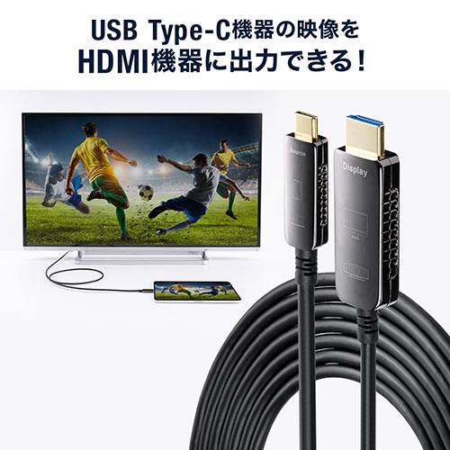 光ファイバー HDMI ケーブル PC Apple TV Amazon | HiFind 光ファイバーHDMI Ver2.1ケーブル Ultra High