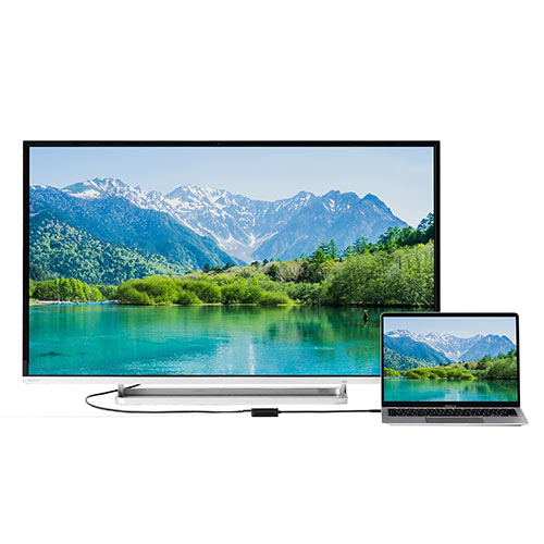 Type-C変換アダプタ（HDMI・PD・HDR・おすすめ） KC038 サンワサプライ