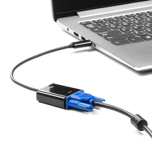 USB Type C-VGA変換アダプタ（ケーブル長20cm・VGA出力・モニター・プロジェクター・会議・授業）