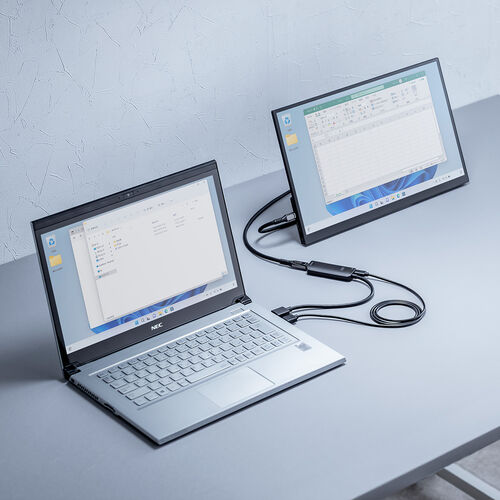 HDMI to USB-C 変換アダプタ（4K/60Hz・ケーブル長20cm・ARグラス・モバイルモニター・Xreal Air 2 Pro 対応・Type-C 変換）