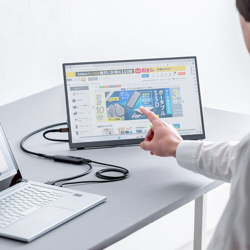 HDMI to USB-C 変換アダプタ（4K/60Hz・ケーブル長20cm・ARグラス・モバイルモニター・Xreal Air 2 Pro 対応・Type-C 変換）