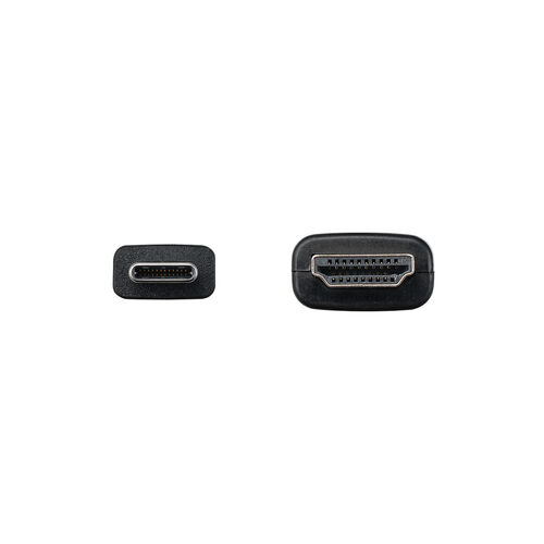 HDMIケーブル（USB TypeC-HDMIケーブル・4K60Hz・回転コネクタ・3Dコネクタ・左右180°回転・水平180°回転・2m・ブラック）