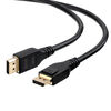 DisplayPort ケーブル（ver2.1・VESA認証取得品・80Gbps・DHDR対応・抜け止め・4K240Hz・最大16K120Hz・ゲーム・映画鑑賞・動画編集・ブラック・1.5m）