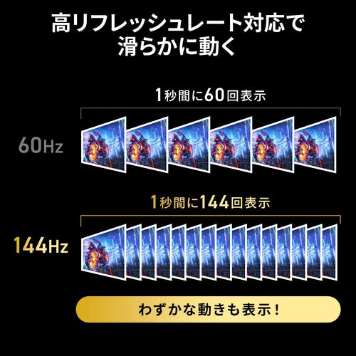 DisplayPort ケーブル（ver2.1・VESA認証取得品・80Gbps・DHDR対応・抜け止め・4K240Hz・最大16K120Hz・ゲーム・映画鑑賞・動画編集・ブラック・2m）