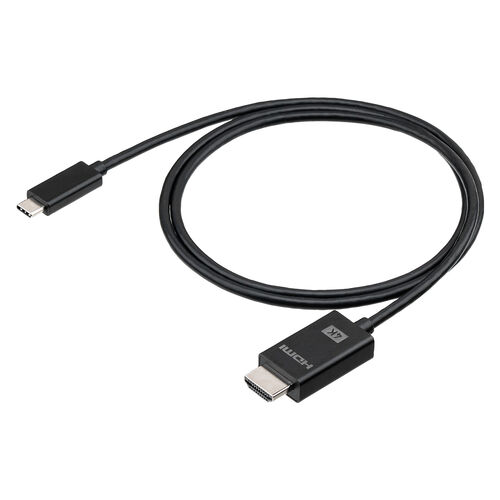 USB Type C HDMI 変換ケーブル（1m・4K60Hz・USB-C・HDMI・変換・単方向通信・Thunderbolt 4/3・DPAltモード・ブラック）