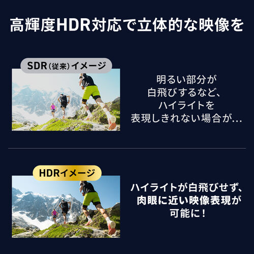 USB Type C HDMI 変換ケーブル（1m・4K60Hz・USB-C・HDMI・変換・単方向通信・Thunderbolt 4/3・DPAltモード・ブラック）