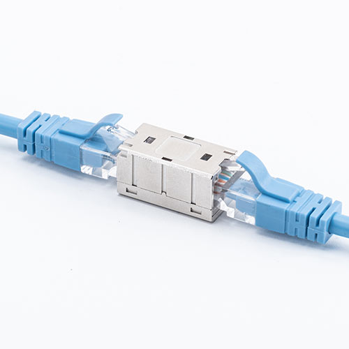 LAN中継アダプタ（RJ-45中継アダプタ・CAT6A対応・PoE対応・STP・UTP対応）