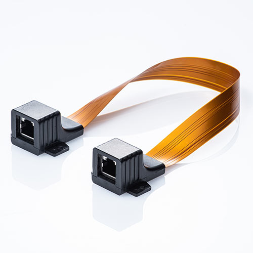 すきま用LANケーブル（隙間・窓・サッシ・ドア・フラットケーブル・中継アダプタ・CAT5相当・屋外）